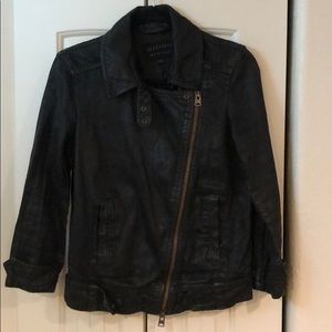 ALL SAINTS Wax Denim Jacket